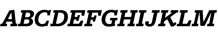 Freight Macro Bold Italic Font UPPERCASE