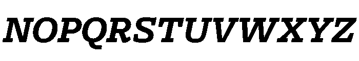 Freight Macro Bold Italic Font UPPERCASE