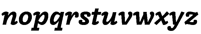 Freight Macro Bold Italic Font LOWERCASE