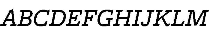 Freight Macro Medium Italic Font UPPERCASE