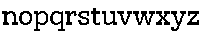 Freight Macro Medium Font LOWERCASE