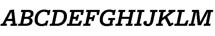 Freight Macro Semi Bold Italic Font UPPERCASE
