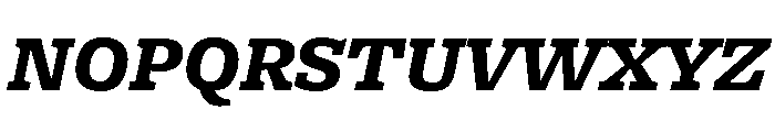 Freight Micro Black Italic Font UPPERCASE