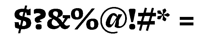 Freight Micro Black Font OTHER CHARS