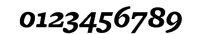 Freight Micro Bold Italic Font OTHER CHARS