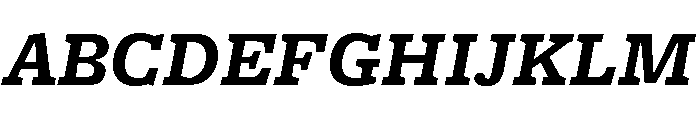 Freight Micro Bold Italic Font UPPERCASE