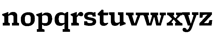 Freight Micro Bold Font LOWERCASE