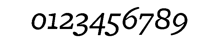 Freight Micro Book Italic Font OTHER CHARS