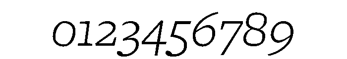 Freight Micro Light Italic Font OTHER CHARS