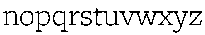 Freight Micro Light Font LOWERCASE