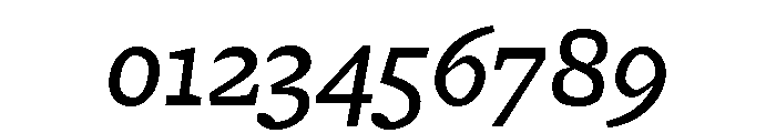 Freight Micro Medium Italic Font OTHER CHARS
