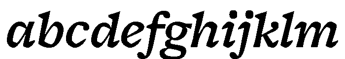 Freight Micro Semi Bold Italic FONT