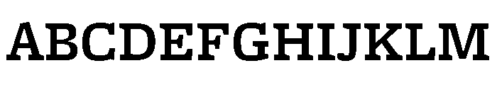 Freight Micro Semi Bold Font UPPERCASE