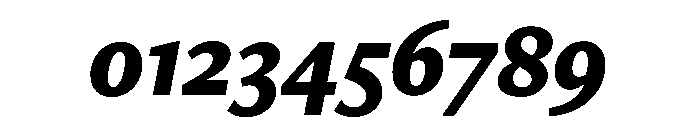 Freight Neo Black Italic Font OTHER CHARS