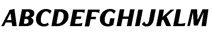 Freight Neo Black Italic Font UPPERCASE