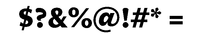 Freight Neo Black Font OTHER CHARS