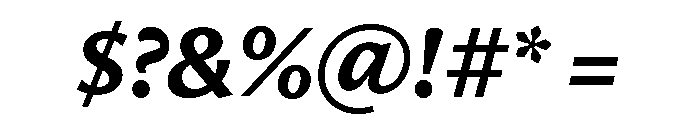 Freight Neo Bold Italic Font OTHER CHARS