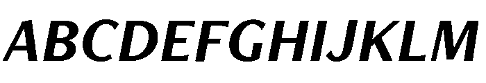 Freight Neo Bold Italic Font UPPERCASE