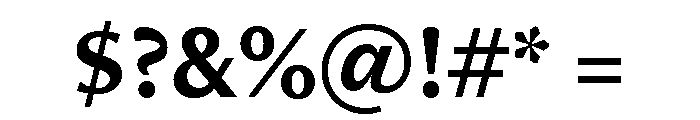 Freight Neo Bold Font OTHER CHARS