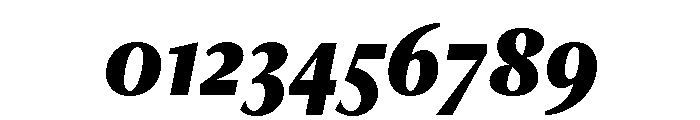 Freight Neo Condensed Black Italic Font OTHER CHARS