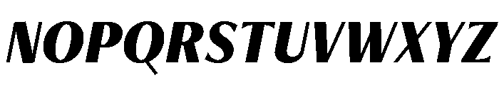 Freight Neo Condensed Black Italic Font UPPERCASE