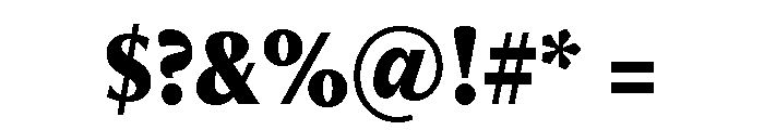 Freight Neo Condensed Black Font OTHER CHARS
