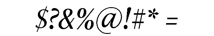 Freight Neo Condensed Book Italic Font OTHER CHARS