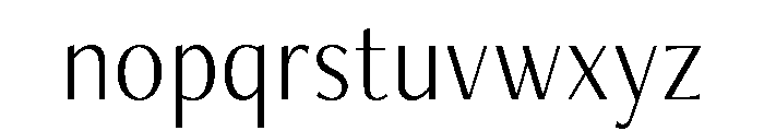 Freight Neo Condensed Light Font LOWERCASE