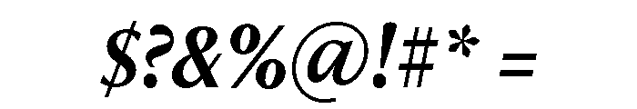 Freight Neo Condensed Semi Bold Italic Font OTHER CHARS