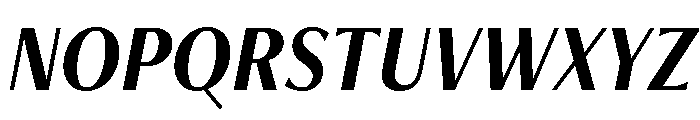 Freight Neo Condensed Semi Bold Italic Font UPPERCASE