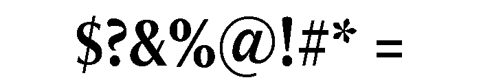 Freight Neo Condensed Semi Bold Font OTHER CHARS
