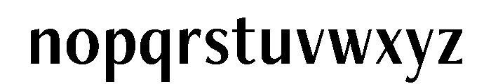Freight Neo Condensed Semi Bold Font LOWERCASE