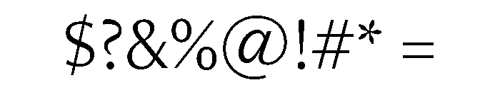 Freight Neo Light Font OTHER CHARS