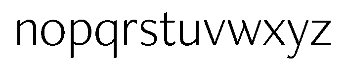 Freight Neo Light Font LOWERCASE