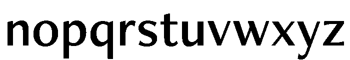 Freight Neo Semi Bold Font LOWERCASE