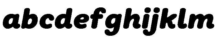 Freight Round Black Italic FONT