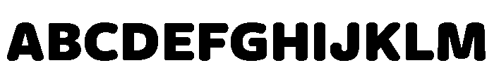 Freight Round Black Font UPPERCASE
