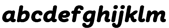 Freight Round Bold Italic FONT