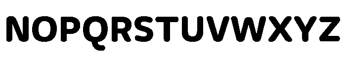 Freight Round Bold Font UPPERCASE