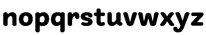 Freight Round Bold Font LOWERCASE