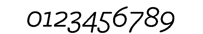 Freight Round Book Italic Font OTHER CHARS