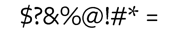 Freight Round Book Font OTHER CHARS