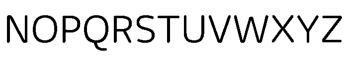 Freight Round Book Font UPPERCASE