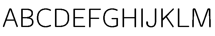 Freight Round Light Font UPPERCASE