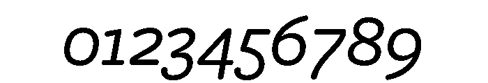 Freight Round Medium Italic Font OTHER CHARS