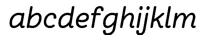 Freight Round Medium Italic FONT