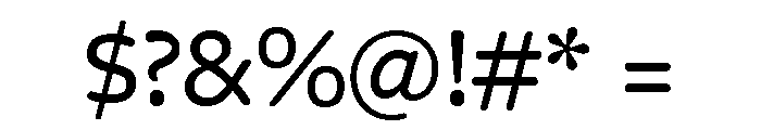 Freight Round Medium Font OTHER CHARS