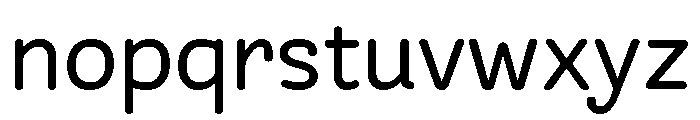 Freight Round Medium Font LOWERCASE