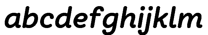 Freight Round Semi Bold Italic FONT