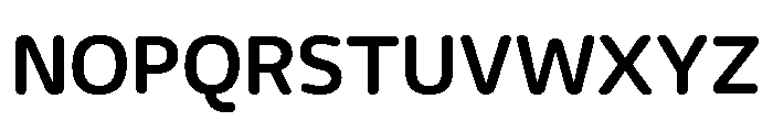 Freight Round Semi Bold Font UPPERCASE